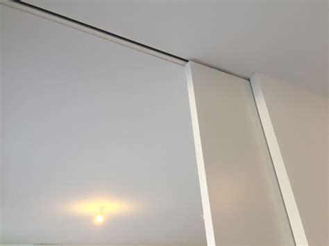 Shop Wayfair for the best ceiling mounted sliding doors. . Flush ceiling mounted sliding door track